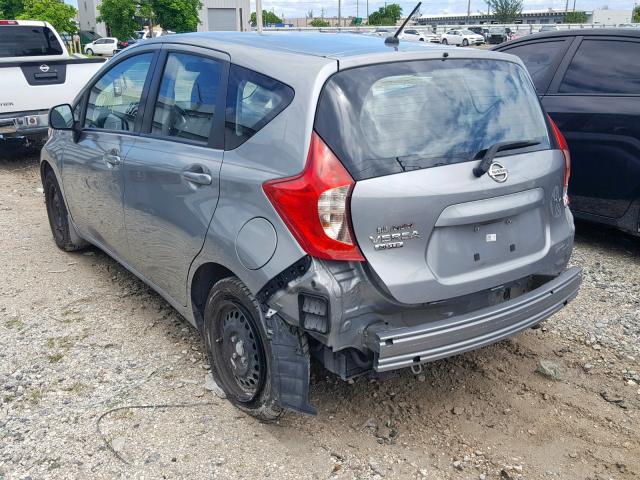 3N1CE2CPXEL430361 - 2014 NISSAN VERSA NOTE GRAY photo 3