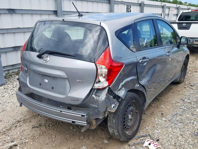 3N1CE2CPXEL430361 - 2014 NISSAN VERSA NOTE GRAY photo 4