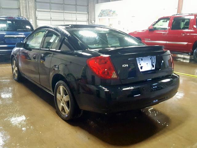1G8AW15F16Z106980 - 2006 SATURN ION LEVEL BLACK photo 3