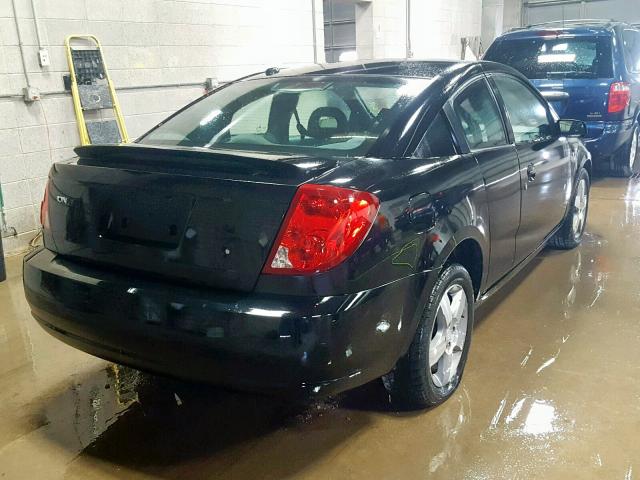 1G8AW15F16Z106980 - 2006 SATURN ION LEVEL BLACK photo 4