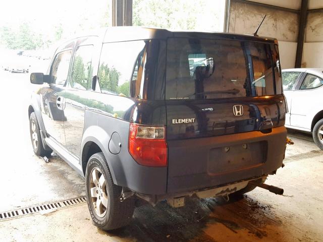 5J6YH28675L033335 - 2005 HONDA ELEMENT EX BLACK photo 3