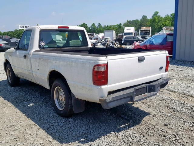 1FTYR10D35PA51606 - 2005 FORD RANGER WHITE photo 3