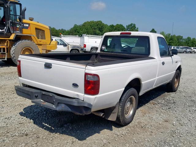 1FTYR10D35PA51606 - 2005 FORD RANGER WHITE photo 4