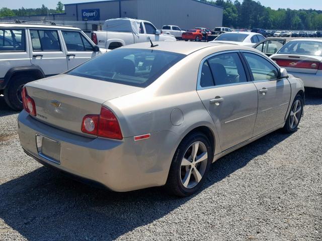1G1ZC5E1XBF255678 - 2011 CHEVROLET MALIBU 1LT 金色 照片 4