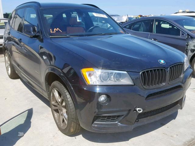 5UXWX7C56DL976583 - 2013 BMW X3 XDRIVE3 BLACK photo 1