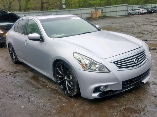 JN1CV6AP1AM203330 - 2010 INFINITI G37 BASE SILVER photo 1