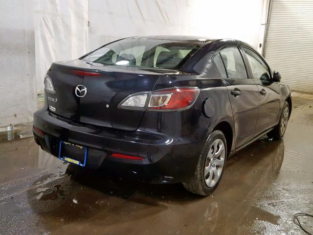 JM1BL1TG4D1723753 - 2013 MAZDA 3 I BLACK photo 4