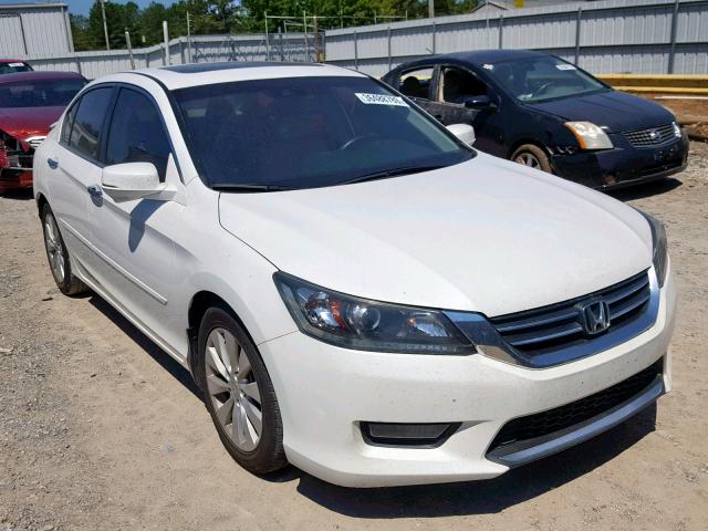 1HGCR2F8XFA009773 - 2015 HONDA ACCORD EXL WHITE photo 1