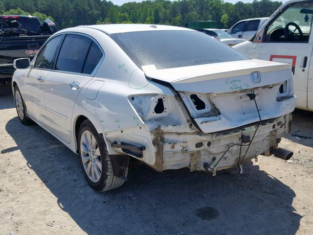 1HGCR2F8XFA009773 - 2015 HONDA ACCORD EXL WHITE photo 3