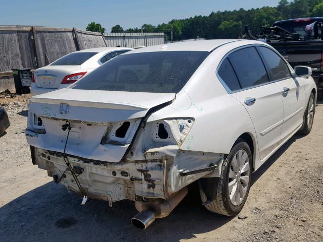 1HGCR2F8XFA009773 - 2015 HONDA ACCORD EXL WHITE photo 4