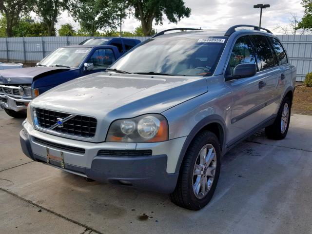 YV1CZ91H941113001 - 2004 VOLVO XC90 T6 GRAY photo 2