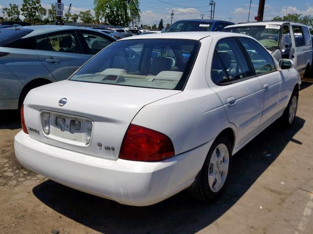 3N1CB51D64L854458 - 2004 NISSAN SENTRA 1.8 WHITE photo 4