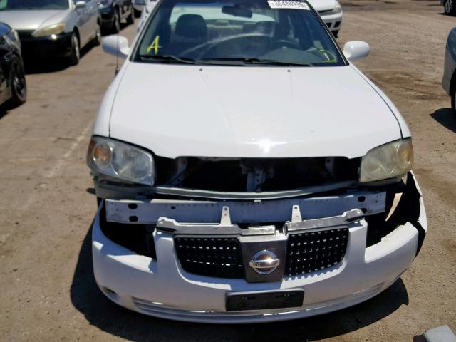 3N1CB51D64L854458 - 2004 NISSAN SENTRA 1.8 WHITE photo 9