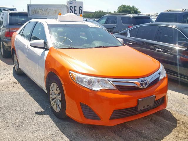 4T1BD1FK3DU076141 - 2013 TOYOTA CAMRY HYBR TWO TONE photo 1