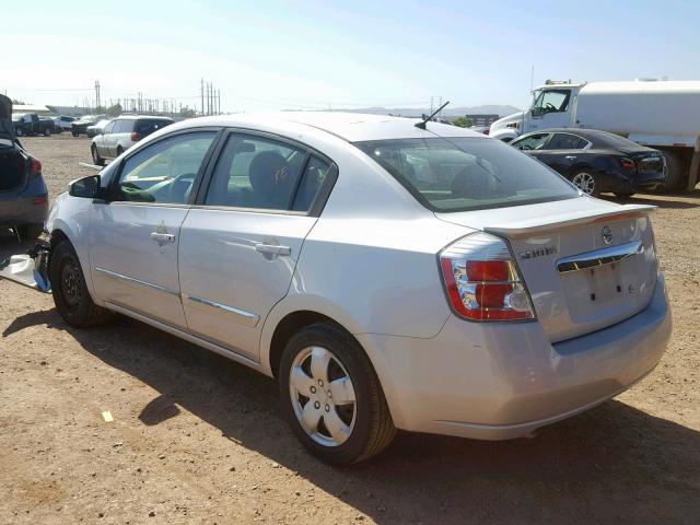 3N1AB6AP2CL731665 - 2012 NISSAN SENTRA 2.0 SILVER photo 3