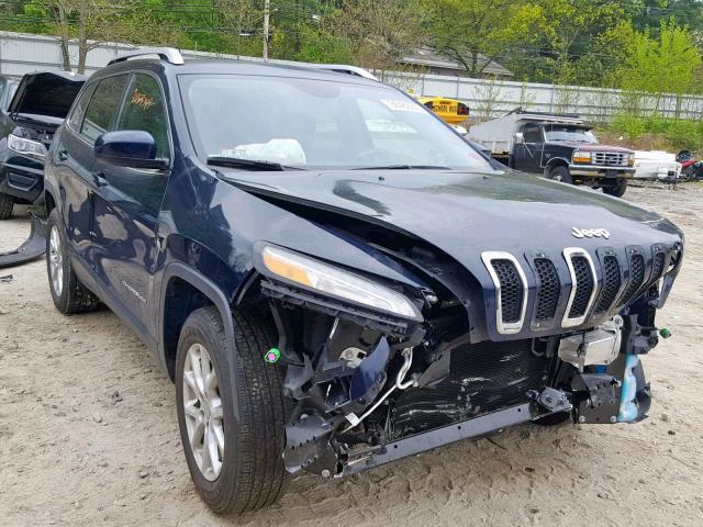 1C4PJMCB8GW296389 - 2016 JEEP CHEROKEE L BLUE photo 1