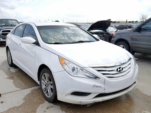 5NPEB4AC5CH463596 - 2012 HYUNDAI SONATA GLS WHITE photo 1