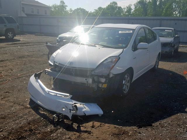 JTDKB20U483363543 - 2008 TOYOTA PRIUS WHITE photo 2