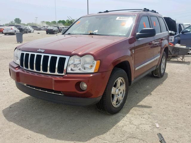 1J4HR58N66C336646 - 2006 JEEP GRAND CHER RED photo 2