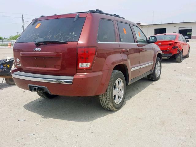 1J4HR58N66C336646 - 2006 JEEP GRAND CHER RED photo 4