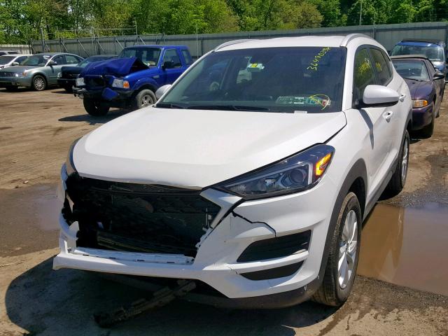 KM8J3CA44KU913012 - 2019 HYUNDAI TUCSON LIM WHITE photo 2