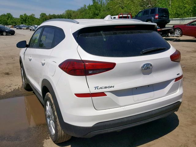 KM8J3CA44KU913012 - 2019 HYUNDAI TUCSON LIM WHITE photo 3