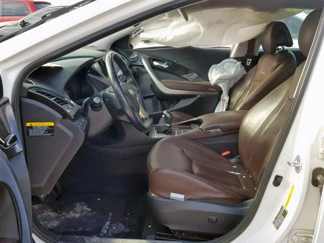 KMHFG4JG6DA231604 - 2013 HYUNDAI AZERA WHITE photo 5