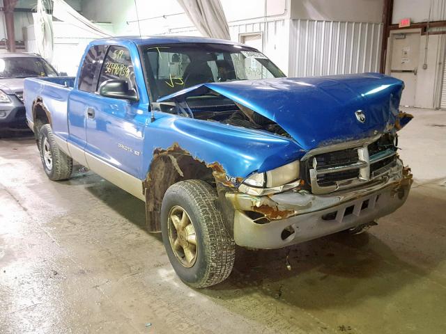 1B7GG22Y9WS541747 - 1998 DODGE DAKOTA BLUE photo 1