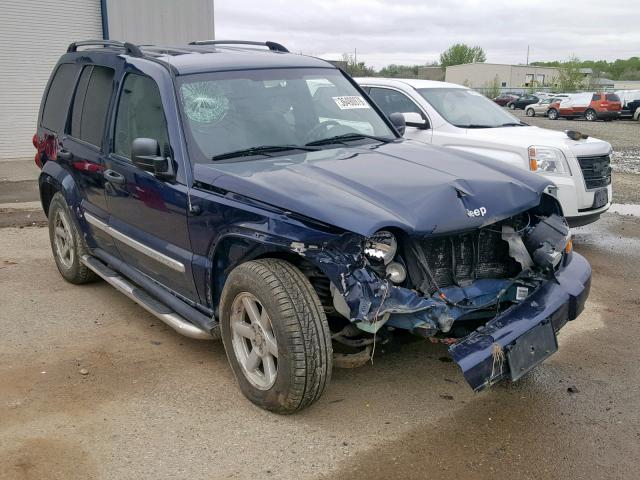 1J4GL58K06W208047 - 2006 JEEP LIBERTY LI BLUE photo 1