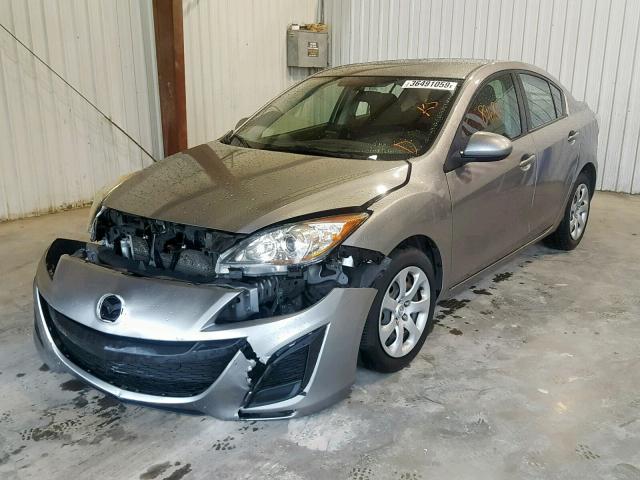 JM1BL1SF9A1251053 - 2010 MAZDA 3 I GRAY photo 2