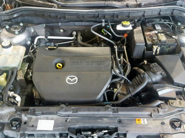 JM1BL1SF9A1251053 - 2010 MAZDA 3 I GRAY photo 7