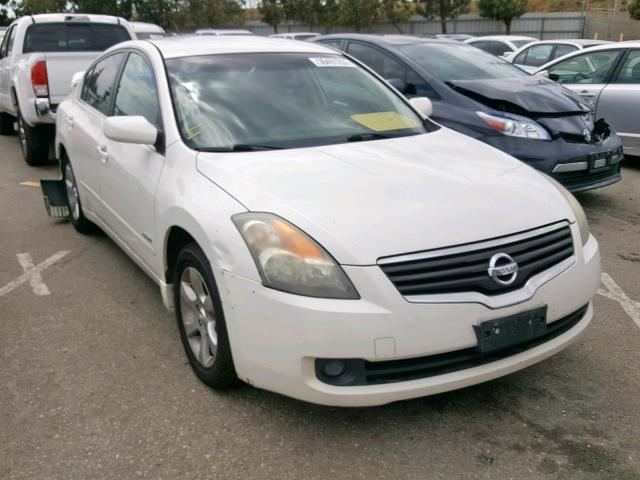 1N4CL21E69C152571 - 2009 NISSAN ALTIMA HYB WHITE photo 1