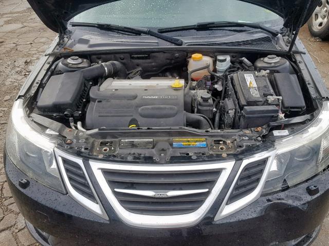 YS3FB79Y686005176 - 2008 SAAB 9-3 2.0T BLACK photo 7