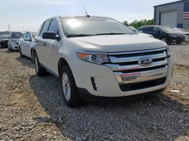 2FMDK3GC4DBB91306 - 2013 FORD EDGE SE WHITE photo 1