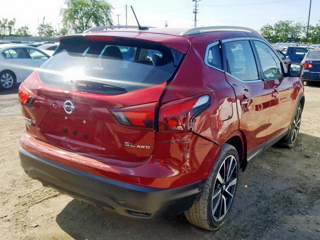 JN1BJ1CR6HW106664 - 2017 NISSAN ROGUE SPOR RED photo 4