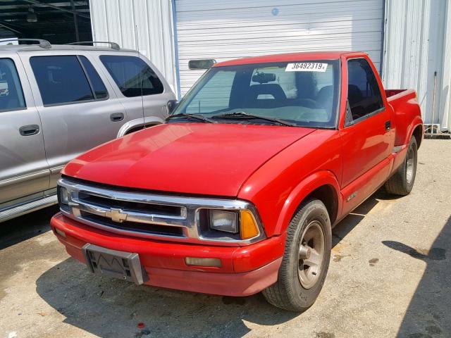 1GCCS1447T8217125 - 1996 CHEVROLET S TRUCK S1 RED photo 2