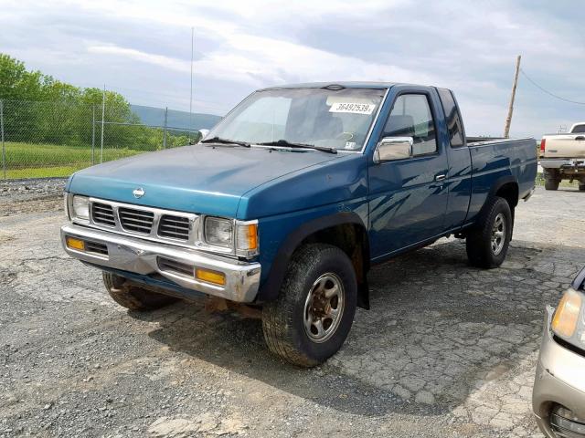 1N6HD16Y0SC433956 - 1995 NISSAN TRUCK KING GREEN photo 2