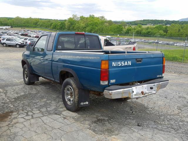 1N6HD16Y0SC433956 - 1995 NISSAN TRUCK KING GREEN photo 3