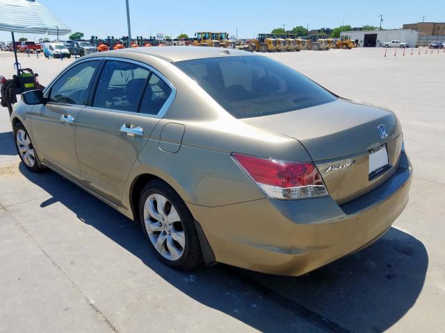 1HGCP36809A002928 - 2009 HONDA ACCORD EXL  photo 3