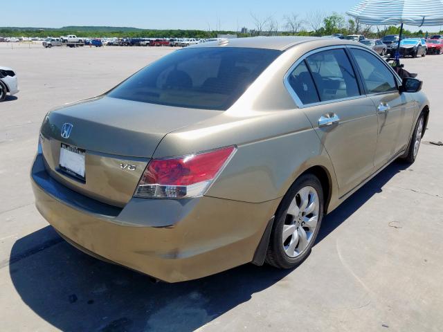 1HGCP36809A002928 - 2009 HONDA ACCORD EXL  photo 4