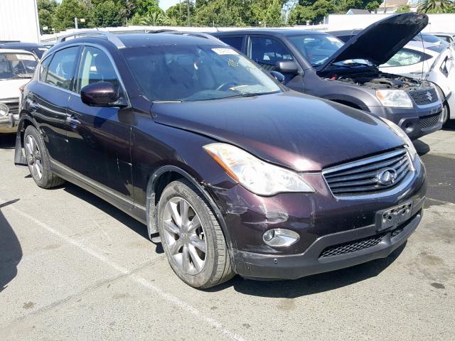 JNKAJ09E68M302413 - 2008 INFINITI EX35 BASE BURGUNDY photo 1