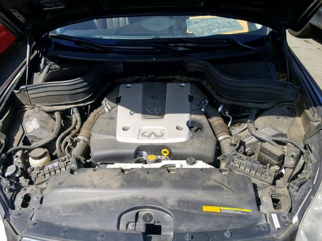 JNKAJ09E68M302413 - 2008 INFINITI EX35 BASE BURGUNDY photo 7