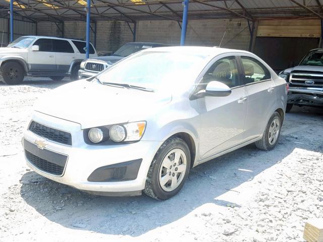 1G1JA5SH6F4162257 - 2015 CHEVROLET SONIC LS SILVER photo 2
