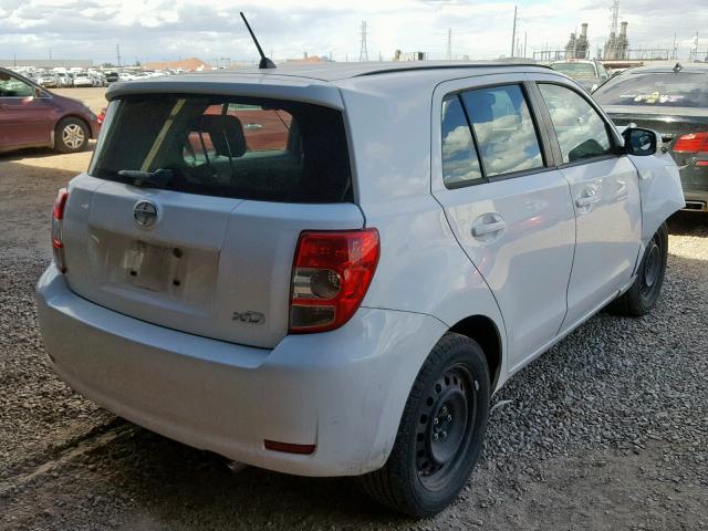 JTKKU10408J012346 - 2008 TOYOTA SCION XD WHITE photo 4