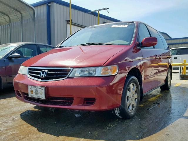 5FNRL18953B154698 - 2003 HONDA ODYSSEY EX MAROON photo 2