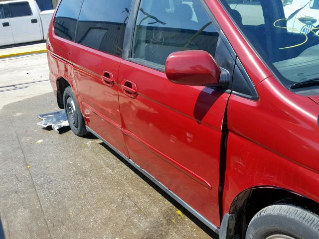 5FNRL18953B154698 - 2003 HONDA ODYSSEY EX MAROON photo 9