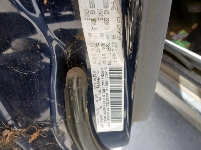 1J8HH48N86C133141 - 2006 JEEP COMMANDER ლურჯი ფოტო 10