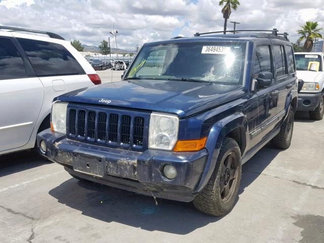 1J8HH48N86C133141 - 2006 JEEP COMMANDER ლურჯი ფოტო 2
