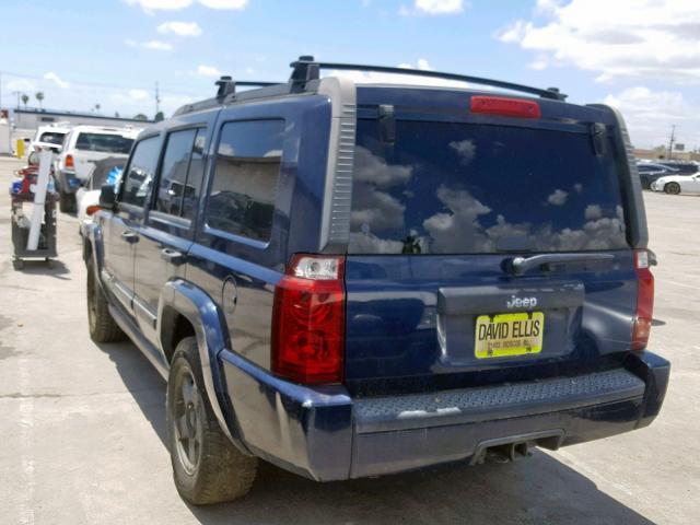 1J8HH48N86C133141 - 2006 JEEP COMMANDER ლურჯი ფოტო 3