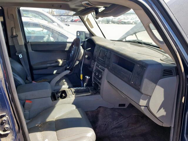 1J8HH48N86C133141 - 2006 JEEP COMMANDER ლურჯი ფოტო 5